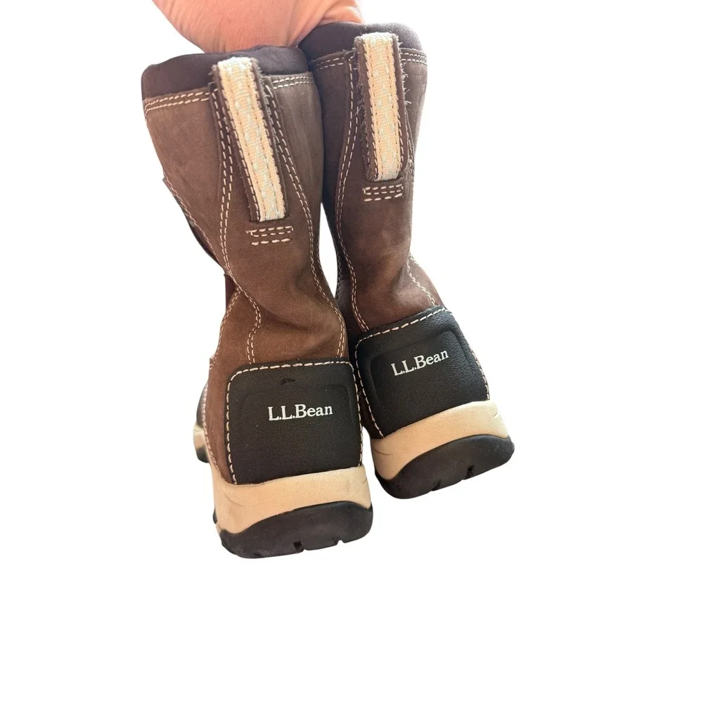 L.L. Bean TEK 2.5 PrimaLoft Winter Boots Womens 8 Brown Waterproof Insulated
